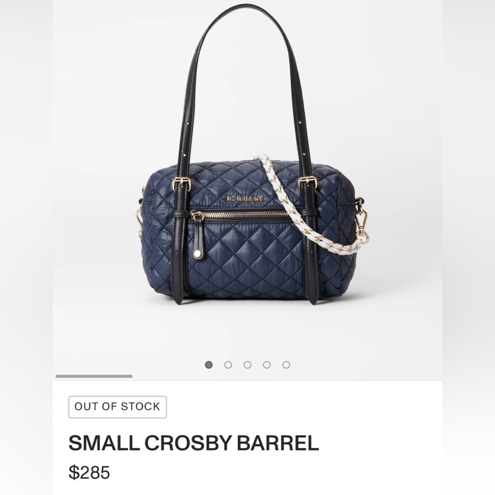 MZ Wallace Small Crosby Barrel - Picture 2 of 12